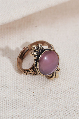 Lila Taşlı Otantik Yüzük Lila Taşlı Otantik Yüzük