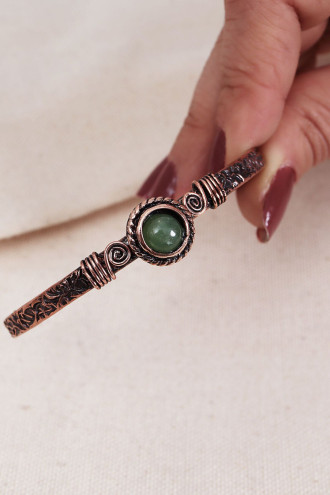 Aventurin Otantik Bakır Bileklik