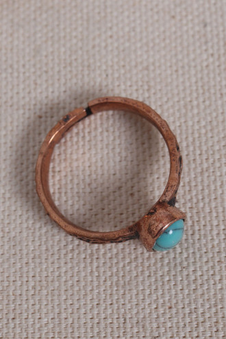 Kaplan Gözü Taşlı Saf Bakır Ayarlanabilir Yüzük( Doğal Taş) Kaplan Gözü Taşlı Saf Bakır Ayarlanabilir Yüzük( Doğal Taş)