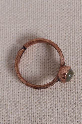 Yeşil Kedi Gözü Taşlı Saf Bakır Ayarlanabilir Yüzük(Doğal Taş) Yeşil Kedi Gözü Taşlı Saf Bakır Ayarlanabilir Yüzük(Doğal Taş)