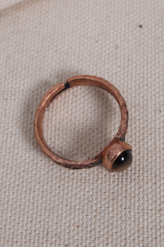 Kaplan Gözü Taşlı Saf Bakır Ayarlanabilir Yüzük( Doğal Taş) Kaplan Gözü Taşlı Saf Bakır Ayarlanabilir Yüzük( Doğal Taş)