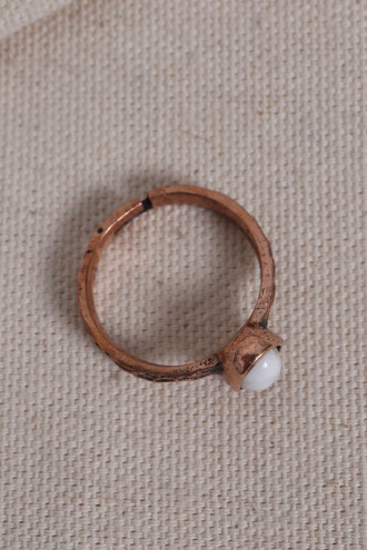 Havlit Taşlı Saf Bakır Ayarlanabilir Yüzük(Doğal Taş) Havlit Taşlı Saf Bakır Ayarlanabilir Yüzük(Doğal Taş)