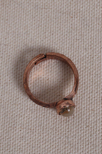 Rutil Kuvars Taşlı Saf Bakır Ayarlanabilir Yüzük(Doğal Taş) Rutil Kuvars Taşlı Saf Bakır Ayarlanabilir Yüzük(Doğal Taş)