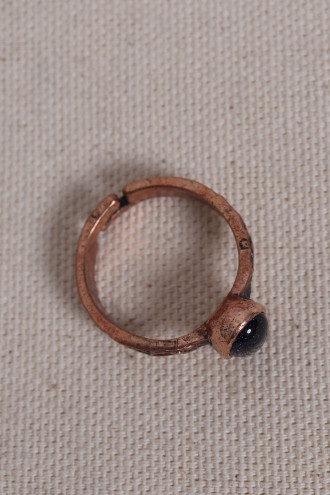 Siyah Turmalin Taşı Taşlı Saf Bakır Ayarlanabilir Yüzük(Doğal Taş) Siyah Turmalin Taşı Taşlı Saf Bakır Ayarlanabilir Yüzük(Doğal Taş)