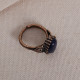 Lapis Taşlı Saf Bakır Ayarlanabilir Oval Otantik Yüzük Lapis Taşlı Saf Bakır Ayarlanabilir Oval Otantik Yüzük