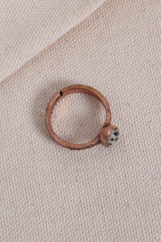 Jasper Taşlı Saf Bakır Otantik Bilezik (Doğal Taş) Jasper Taşlı Saf Bakır Otantik Bilezik (Doğal Taş)