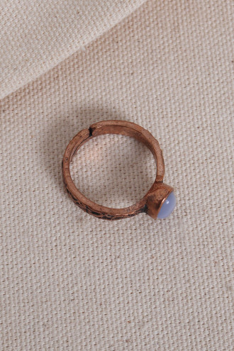 Lila Selenit Taşlı Saf Bakır Otantik Bilezik (Doğal Taş) Lila Selenit Taşlı Saf Bakır Otantik Bilezik (Doğal Taş)