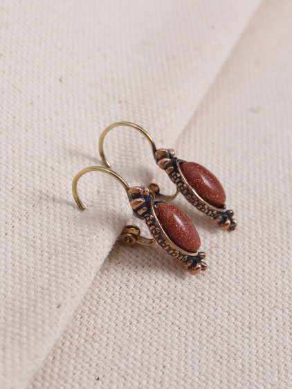 Yıldız Taşlı Otantik Küpe Yıldız Taşlı Otantik Küpe