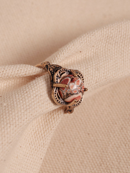 Akik Taşlı Ayarlanabilir Otantik Yüzük Akik Taşlı Ayarlanabilir Otantik Yüzük