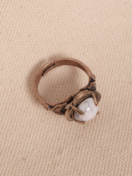 Havlit Taşlı Ayarlanabilir Otantik Yüzük