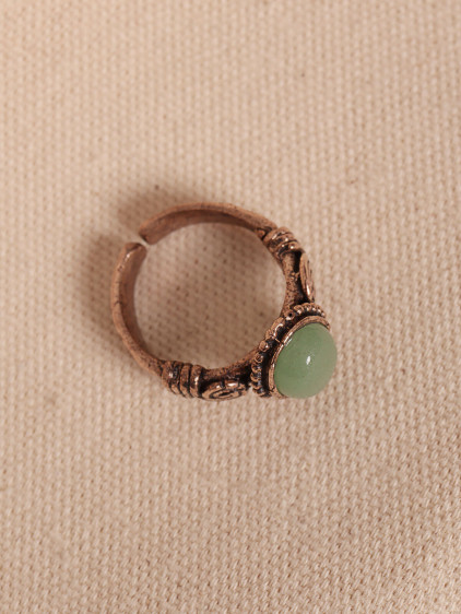 Aventurin Taşlı Ayarlanabilir Otantik Yüzük Aventurin Taşlı Ayarlanabilir Otantik Yüzük
