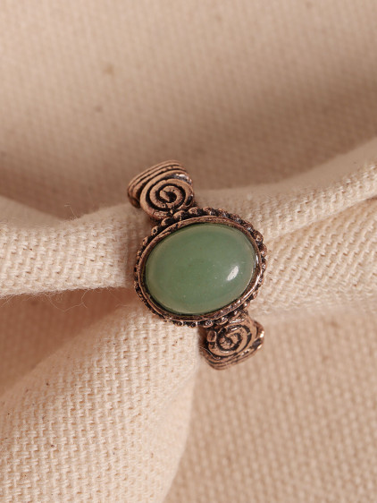 Aventurin Taşlı Ayarlanabilir Otantik Yüzük Aventurin Taşlı Ayarlanabilir Otantik Yüzük