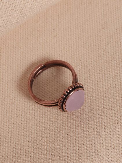 Ay Taşlı Ayarlanabilir Otantik Yüzük