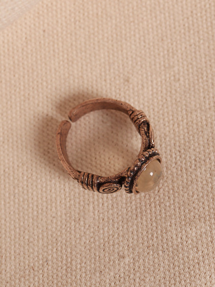 Rutil Kuvars Taşlı Ayarlanabilir Otantik Yüzük Rutil Kuvars Taşlı Ayarlanabilir Otantik Yüzük