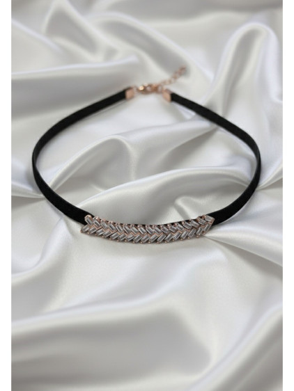 925 Ayar Balıksırtı Model Kadife Choker Kolye 925 Ayar Balıksırtı Model Kadife Choker Kolye