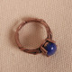 Lapis Taşlı Ayarlanabilir Otantik Bakır Yüzük