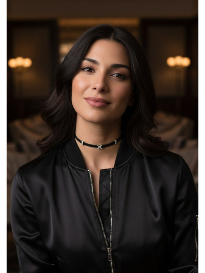 925 Ayar Mini Üç Figürlü Silver Renk Deri Choker Kolye