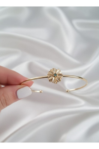 Gold Renk Ayarlanabilir Doğum Ayı Çiçeği Bilezik (Haziran)