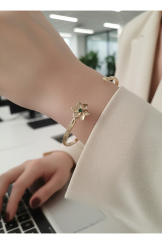 Gold Renk Ayarlanabilir Dövme Kelepçeli Doğum Ayı Çiçeği Bilezik (Mayıs) Gold Renk Ayarlanabilir Dövme Kelepçeli Doğum Ayı Çiçeği Bilezik (Mayıs)