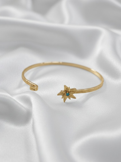 Gold Renk Ayarlanabilir Dövme Kelepçeli Doğum Ayı Çiçeği Bilezik (Aralık) Gold Renk Ayarlanabilir Dövme Kelepçeli Doğum Ayı Çiçeği Bilezik (Aralık)