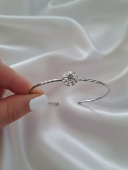 Silver Renk Ayarlanabilir Doğum Ayı Çiçeği (Ekim) Silver Renk Ayarlanabilir Doğum Ayı Çiçeği (Ekim)