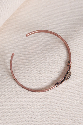 Onix Taşlı Oval Saf Bakır Otantik İnce Bilezik Onix Taşlı Oval Saf Bakır Otantik İnce Bilezik