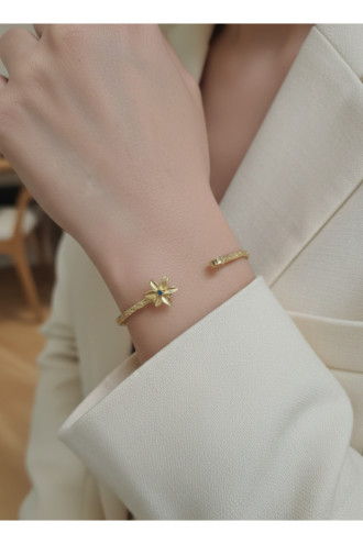 Gold Renk Ayarlanabilir Dövme Kelepçeli Doğum Ayı Çiçeği Bilezik (Mart) Gold Renk Ayarlanabilir Dövme Kelepçeli Doğum Ayı Çiçeği Bilezik (Mart)