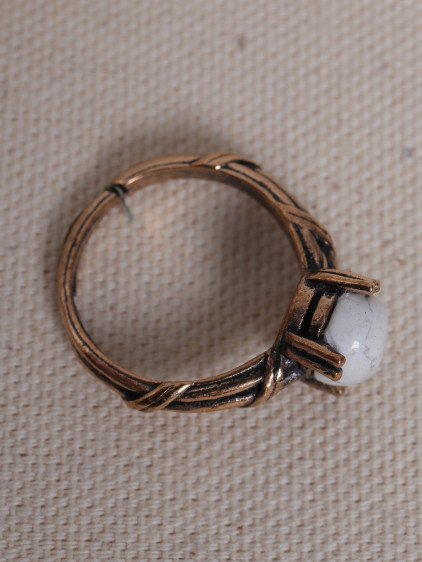 Havlit Taşlı Ayarlanabilir Otantik Yüzük