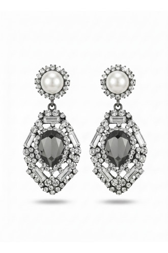 Füme Taşlı, İncili Abiye Küpe