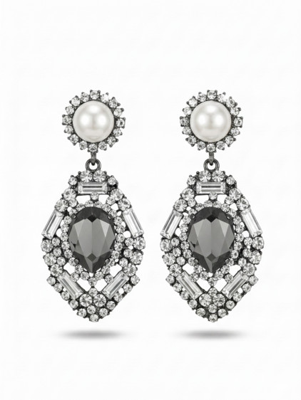 Füme Taşlı, İncili Abiye Küpe