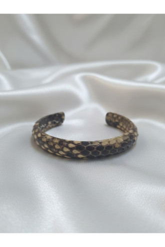 Yılan Derisi Kelepçe Bileklik