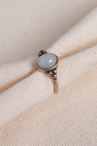 Aytaşı Ayarlanabilir Oval Otantik Yüzük