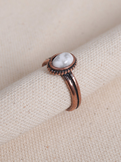 Havlit Taşlı Bakır Yüzük Havlit Taşlı Bakır Yüzük