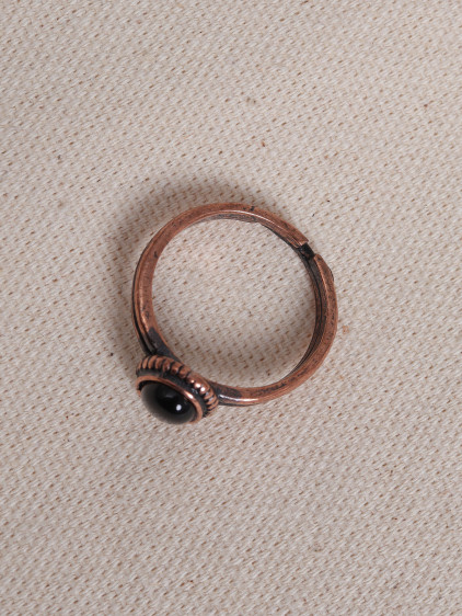 Onix Taşlı Bakır Yüzük Onix Taşlı Bakır Yüzük