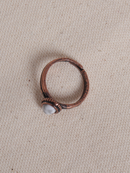 Havlit Taşlı Bakır Yüzük Havlit Taşlı Bakır Yüzük