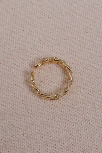 Zincir Modeli Gold Yüzük