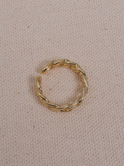 Zincir Modeli Gold Yüzük