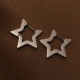 Mini Yıldız Model Silver Çelik Küpe