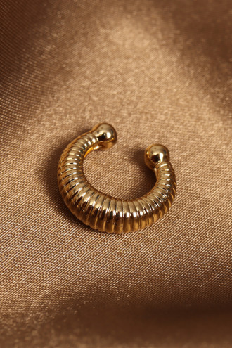 Yay Modeli Gold Renk Kıkırdak Küpe