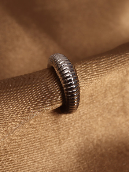 Yay Modeli Silver Renk Kıkırdak Küpe