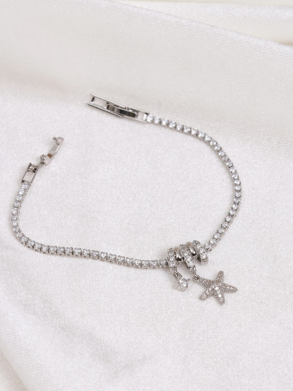Deniz Yıldızı Charm Su Yolu Silver Bileklik Deniz Yıldızı Charm Su Yolu Silver Bileklik