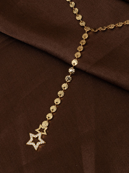 Luna Payet Zincir Gold Y Kolye