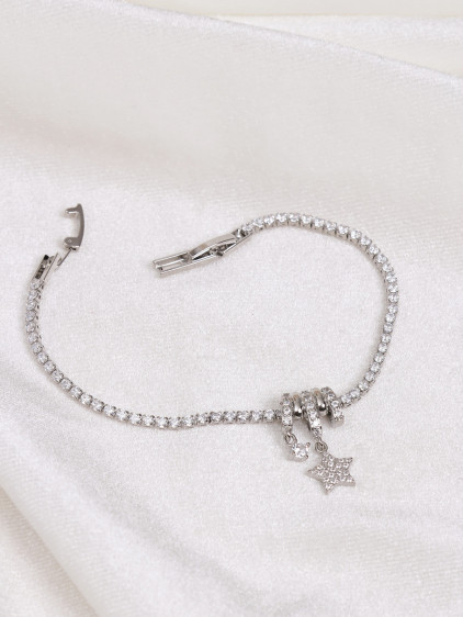 Yıldız Charm Su Yolu Silver Bileklik Yıldız Charm Su Yolu Silver Bileklik