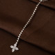 Şans Çiçeği Figürlü Silver Y Kolye