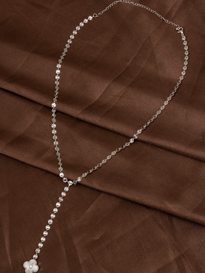 İkonik Yonca Payet Zincir Silver Y Kolye İkonik Yonca Payet Zincir Silver Y Kolye