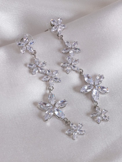 Crystal Bloom Luxury Küpe
