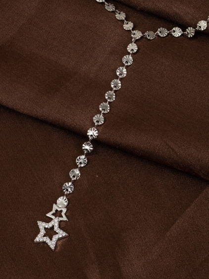 Luna Payet Zincir Silver Y Kolye Luna Payet Zincir Silver Y Kolye