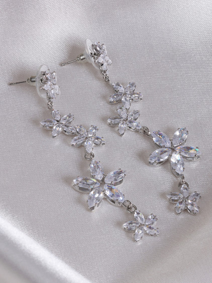 Crystal Bloom Luxury Küpe